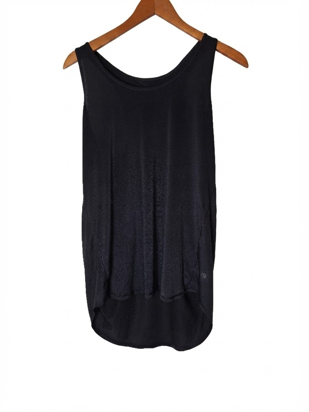 Lululemon Black Draped Twist Back Sleeveless Flow Tank Top